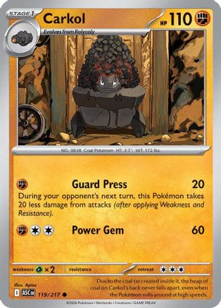 Carkol 119 - ME Ascended Heroes Reverse Holofoil