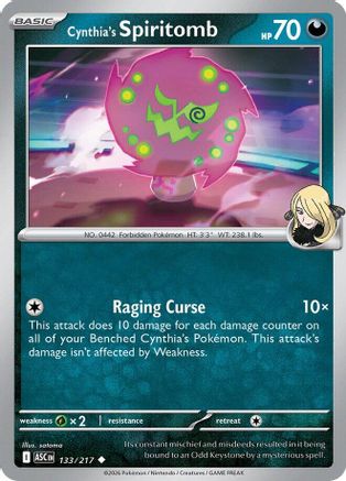 Cynthia's Spiritomb - 133/217 - ME Ascended Heroes