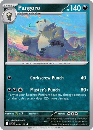 Pangoro 140/217 - ME Ascended Heroes