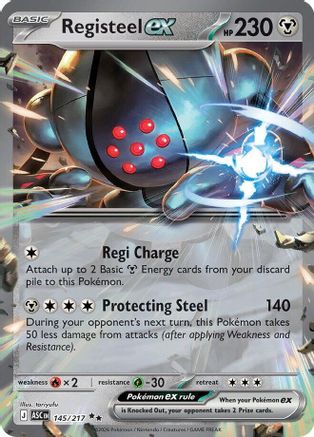 Registeel ex 145/217 - ME Ascended Heroes Holofoil