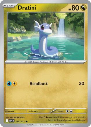 Dratini 150 - ME Ascended Heroes Reverse Holofoil