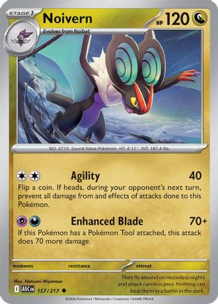 Noivern 157 - ME Ascended Heroes Reverse Holofoil