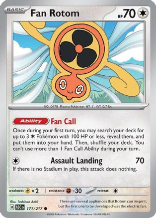Fan Rotom - 171/217 171 - ME Ascended Heroes