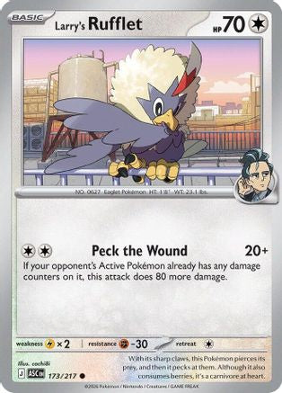 Larry's Rufflet 173 - ME Ascended Heroes Reverse Holofoil
