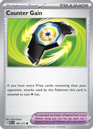 Counter Gain - 186/217 186 - ME Ascended Heroes Reverse Holofoil