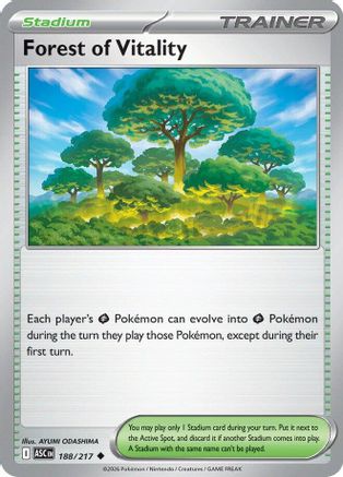 Forest of Vitality 188 - ME Ascended Heroes Reverse Holofoil
