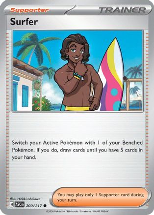 Surfer - 200/217 200 - ME Ascended Heroes Reverse Holofoil