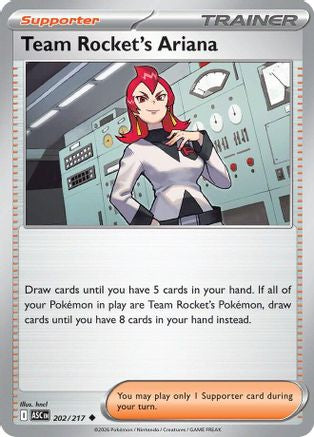 Team Rocket's Ariana 202/217 - ME Ascended Heroes