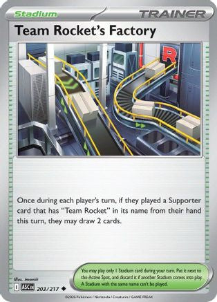 Team Rocket's Factory 203/217 - ME Ascended Heroes
