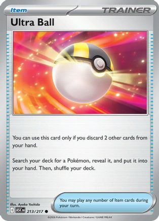 Ultra Ball - 213/217 - ME Ascended Heroes