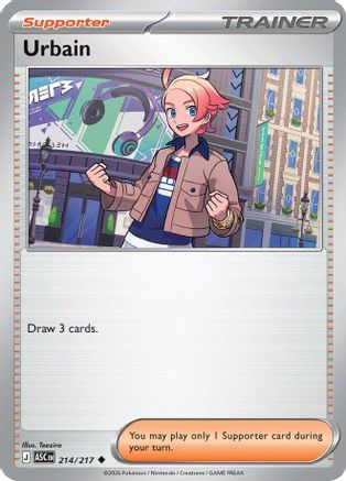 Urbain 214/217 - ME Ascended Heroes Reverse Holofoil