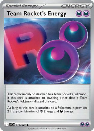 Team Rocket's Energy 217/217 - ME Ascended Heroes