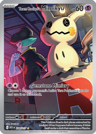 Team Rocket's Mimikyu - 238/217 238 - ME Ascended Heroes Holofoil