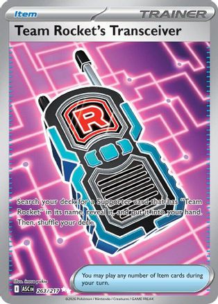 Team Rocket's Transceiver - 263/217 - ME Ascended Heroes Holofoil