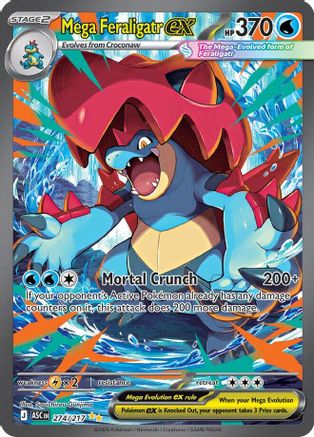 Mega Feraligatr ex - 274/217 274 - ME Ascended Heroes Holofoil