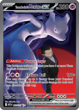 Team Rocket's Mewtwo ex - 281/217 281 - ME Ascended Heroes Holofoil