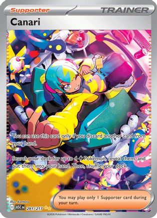 Canari - 291/217 291 - ME Ascended Heroes Holofoil