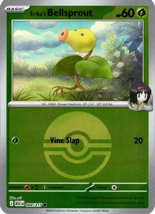 Erika's Bellsprout (Poke Ball) 004/217 - ME Ascended Heroes Reverse Holofoil