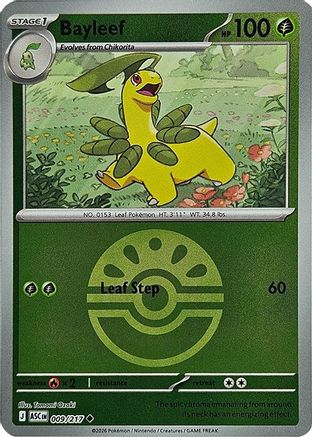 Bayleef (Friend Ball) 009/217 - ME Ascended Heroes Reverse Holofoil