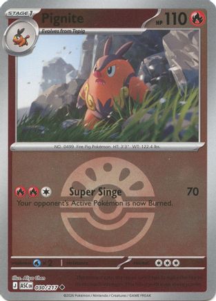 Pignite (Friend Ball) 030/217 - ME Ascended Heroes Reverse Holofoil