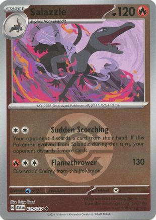 Salazzle - (Quick Ball) 035/217 - ME Ascended Heroes Reverse Holofoil