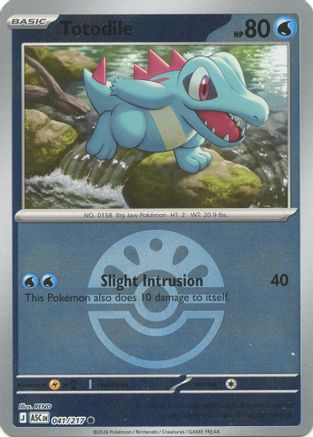 Totodile (Friend Ball) 041/217 - ME Ascended Heroes Reverse Holofoil