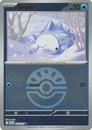 Snom (Friend Ball) 052/217 - ME Ascended Heroes Reverse Holofoil