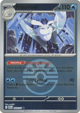 Frosmoth (Friend Ball) 53 - ME Ascended Heroes Reverse Holofoil