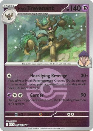 Hop's Trevenant - 096/217 (Poke Ball) 96 - ME Ascended Heroes Reverse Holofoil