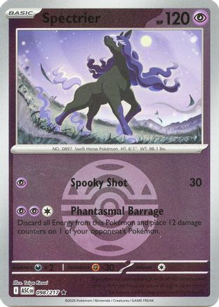 Spectrier (Dusk Ball) 98/217 - ME Ascended Heroes Reverse Holofoil