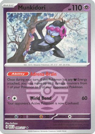 Munkidori (Dusk Ball) 99 - ME Ascended Heroes Reverse Holofoil