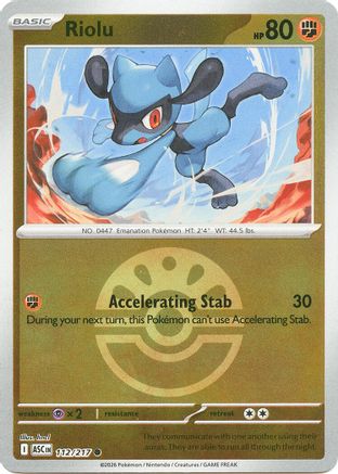 Riolu (Friend Ball) 112/217 - ME Ascended Heroes Reverse Holofoil