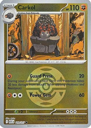 Carkol (Dusk Ball) 119/217 - ME Ascended Heroes Reverse Holofoil