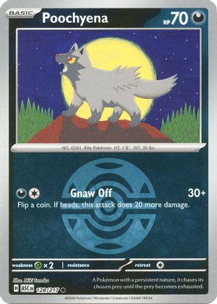Poochyena (Dusk Ball) 128/217 - ME Ascended Heroes Reverse Holofoil