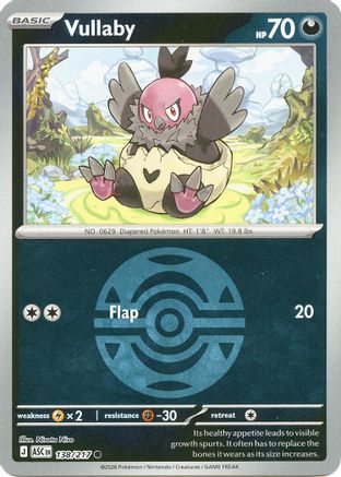 Vullaby (Dusk Ball) 138/217 - ME Ascended Heroes Reverse Holofoil