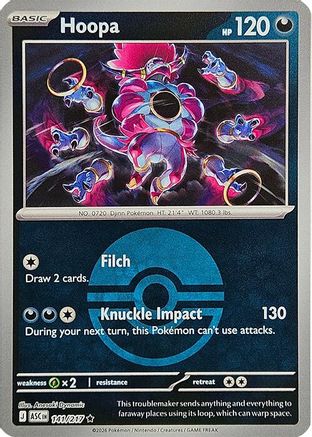 Hoopa (Poke Ball) 141/217 - ME Ascended Heroes Reverse Holofoil