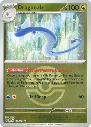 Dragonair (Love Ball) 151/217 - ME Ascended Heroes Reverse Holofoil