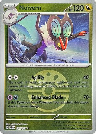 Noivern (Friend Ball) 157/217 - ME Ascended Heroes Reverse Holofoil