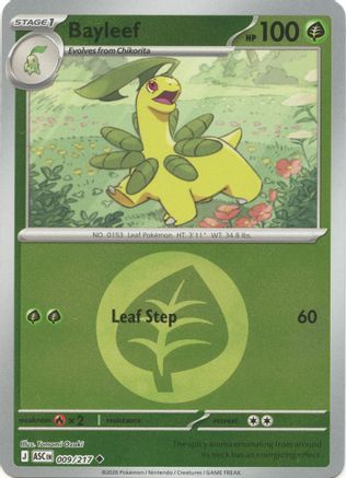 Bayleef (Energy Symbol Pattern) 009/217 - ME Ascended Heroes Reverse Holofoil