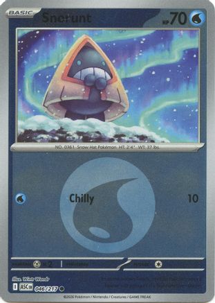 Snorunt - (Energy Symbol Pattern) 046/217 - ME Ascended Heroes Reverse Holofoil