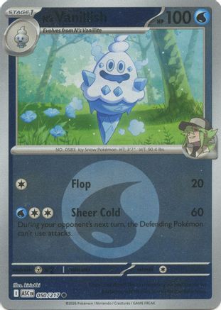 N's Vanillish (Energy Symbol Pattern) 050/217 - ME Ascended Heroes Reverse Holofoil