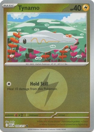 Tynamo (Energy Symbol Pattern) 59 - ME Ascended Heroes Reverse Holofoil