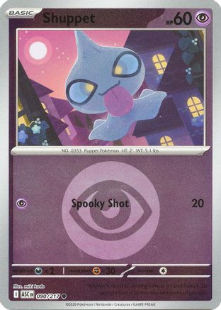 Shuppet (Energy Symbol Pattern) 090/217 - ME Ascended Heroes Reverse Holofoil