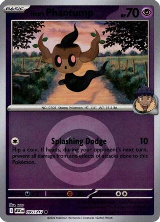 Hop's Phantump (Energy Symbol Pattern) 095/217 - ME Ascended Heroes Reverse Holofoil