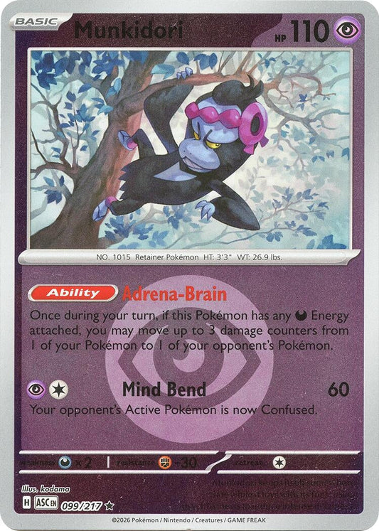 Munkidori (Energy Symbol Pattern) 099/217 - ME Ascended Heroes Reverse Holofoil