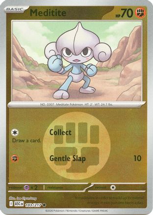 Meditite (Energy Symbol Pattern) 103/217 - ME Ascended Heroes Reverse Holofoil