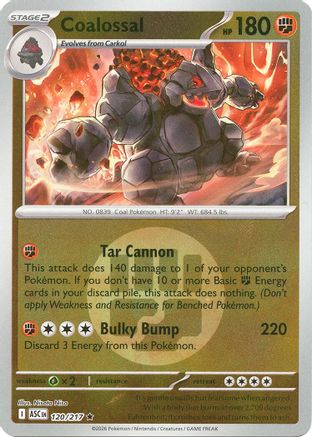 Coalossal (Energy Symbol Pattern) 120/217 - ME Ascended Heroes Reverse Holofoil