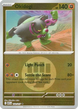 Okidogi (Energy Symbol Pattern) 122/217 - ME Ascended Heroes Reverse Holofoil