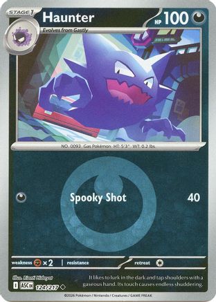 Haunter (Energy Symbol Pattern) 124/217 - ME Ascended Heroes Reverse Holofoil
