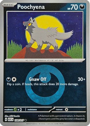Poochyena (Energy Symbol Pattern) 128/217 - ME Ascended Heroes Reverse Holofoil